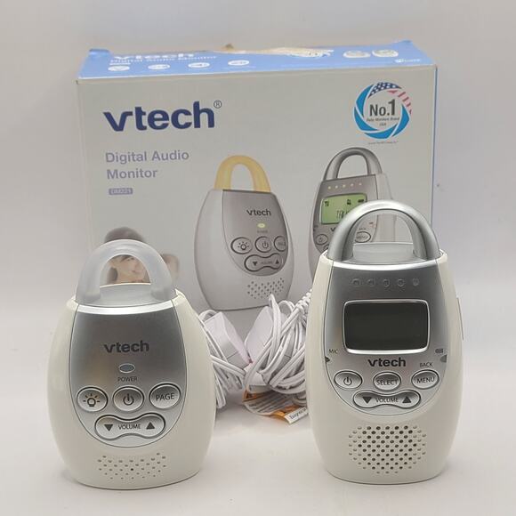 Vtech Baby Monitor DM221PU & DM221BU with Power Adapters Tested And Working - Picture 1 of 7